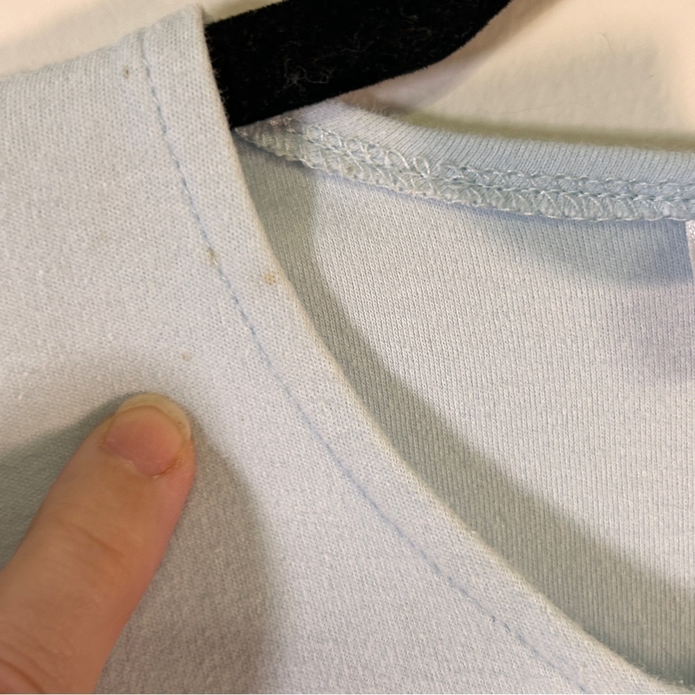 Sleep Sack Xl Sleeveless Size 18-24 Months light blue zippered *READ - Picture 5 of 7